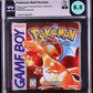 1998 POKEMON RED VERSION WHITE ESRB SANDSHREW NINTENDO GAME BOY GB WATA 8.5 CIB