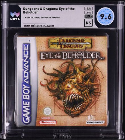 2002 DUNGEONS & DRAGONS EYE OF THE BEHOLDER NINTENDO GAME BOY ADVANCE GBA WATA 9.6 FACTORY UNOPENED