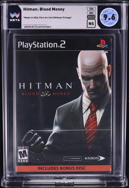 2006 HITMAN: BLOOD MONEY SONY PLAYSTATION 2 PS2 WATA 9.6 FACTORY UNOPENED