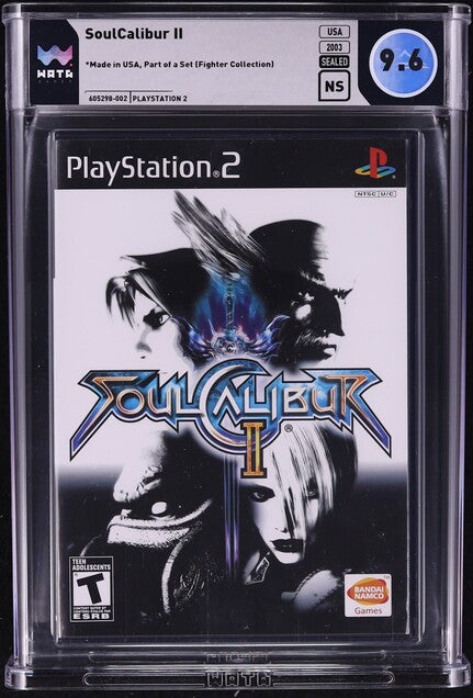 2003 SOULCALIBUR II 2 PLAYSTATION 2 PS2 WATA 9.6 FACTORY UNOPENED