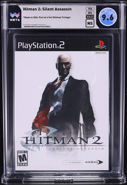 2002 HITMAN 2: SILENT ASSASSIN SONY PLAYSTATION 2 PS2 WATA 9.6 FACTORY UNOPENED