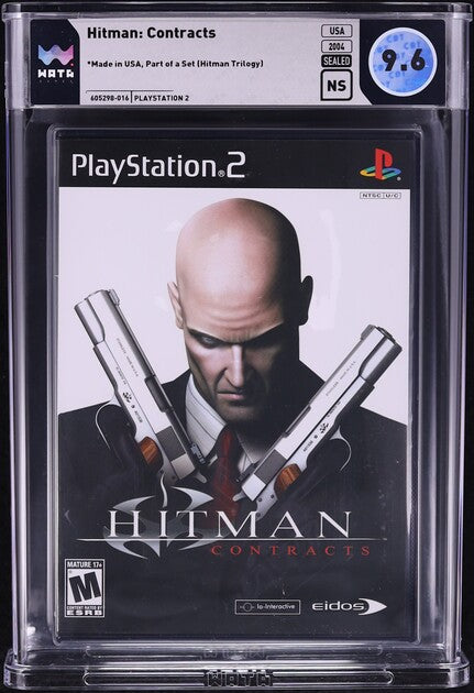 2004 HITMAN: CONTRACTS SONY PLAYSTATION 2 PS2 WATA 9.6 FACTORY UNOPENED