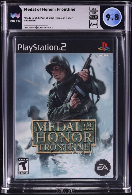 2002 MEDAL OF HONOR: FRONTLINE PLAYSTATION 2 PS2 WATA 9.8 A++