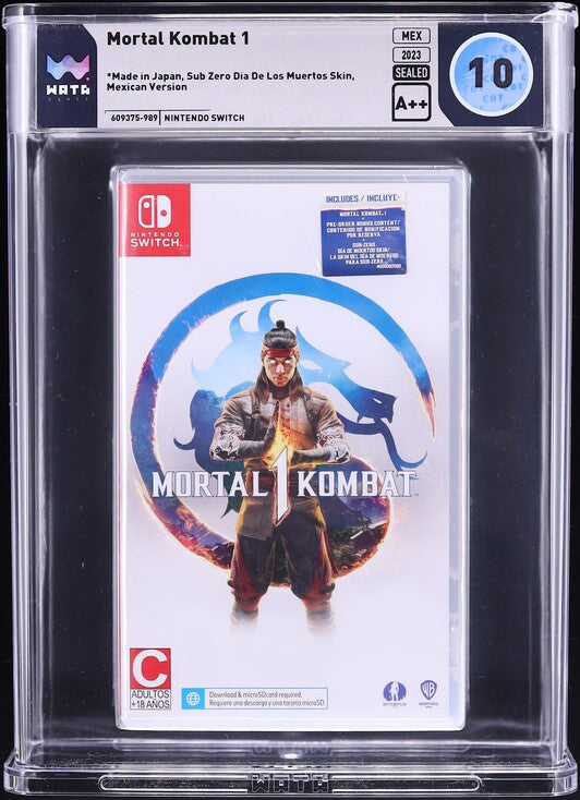 2023 MORTAL KOMBAT 1 NINTENDO SWITCH WATA 10 A++ SEALED