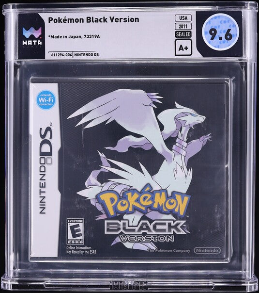 2011 POKEMON BLACK VERSION NINTENDO DS WATA 9.6 A+ SEALED