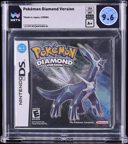 2007 POKEMON DIAMOND VERSION NINTENDO DS WATA 9.6 A+ SEALED