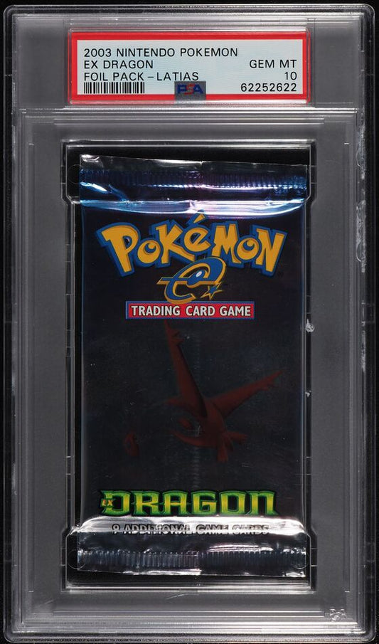 2003 POKEMON EX DRAGON FOIL PACK LATIAS ART PSA 10 GEM MINT