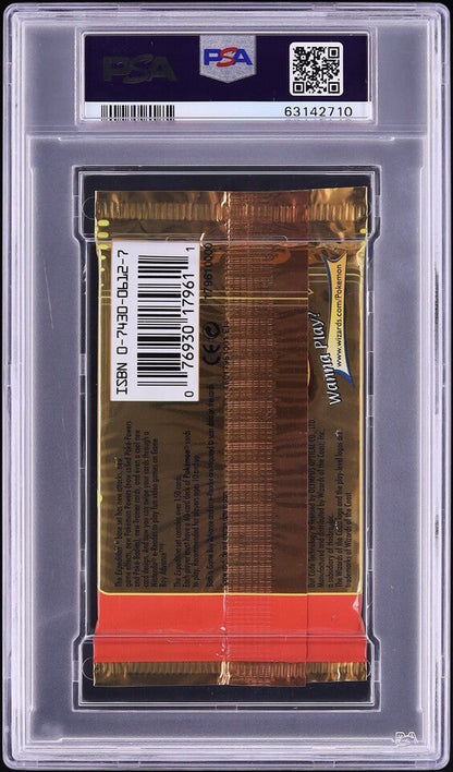 2002 POKEMON EXPEDITION BASE SET CHARIZARD BOOSTER PACK PSA 10