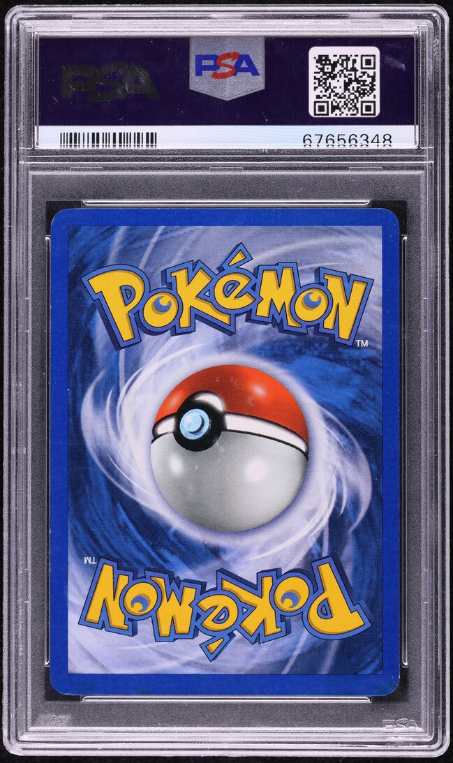 2006 POKEMON POP SERIES 2 HOLO ENTEI #1 SAITOU AUTO 10 PSA 8