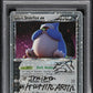 2004 POKEMON TEAM ROCKET RETURNS ROCKET'S SNORLAX EX SKETCH #104 ARITA AUTO 8 PSA AUTH