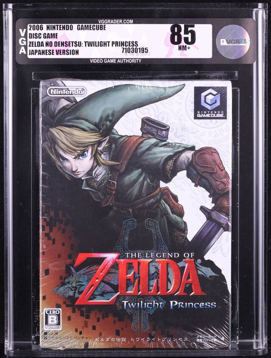 2006 THE LEGEND OF ZELDA TWILIGHT PRINCESS JAPANESE NINTENDO GAMECUBE VGA 85 SEALED