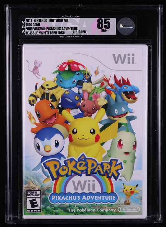 2013 POKEMON POKEPARK WII PIKACHU'S ADVENTURE NINTENDO WII VGA 85 SEALED