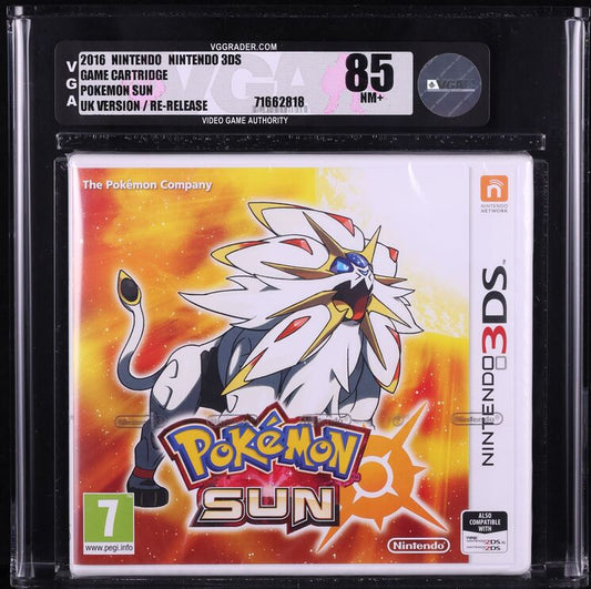 2016 POKEMON SUN NINTENDO 3DS VGA 85 SEALED