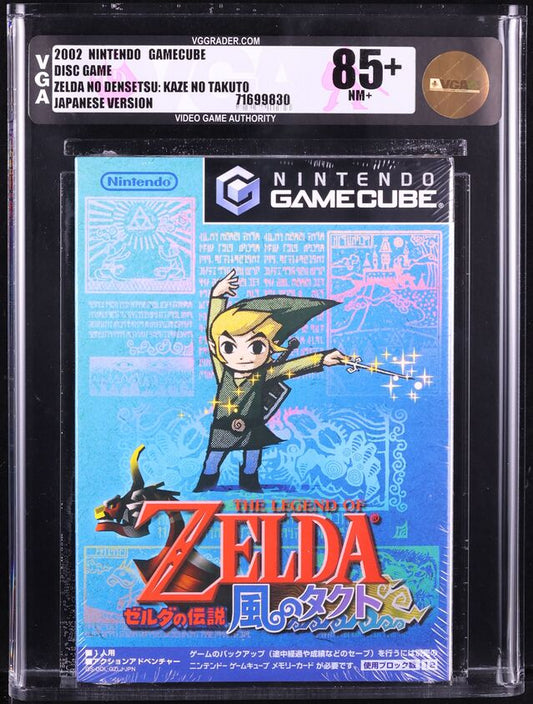 2002 THE LEGEND OF ZELDA WIND WAKER JAPANESE NINTENDO GAMECUBE VGA 85+ SEALED