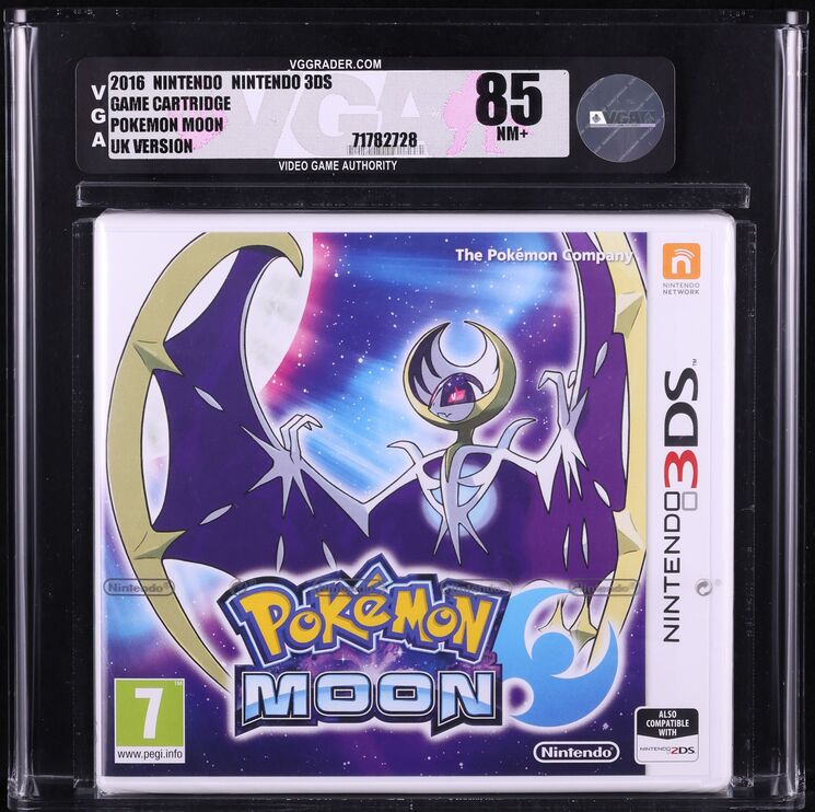 2016 POKEMON MOON NINTENDO 3DS VGA 85 SEALED