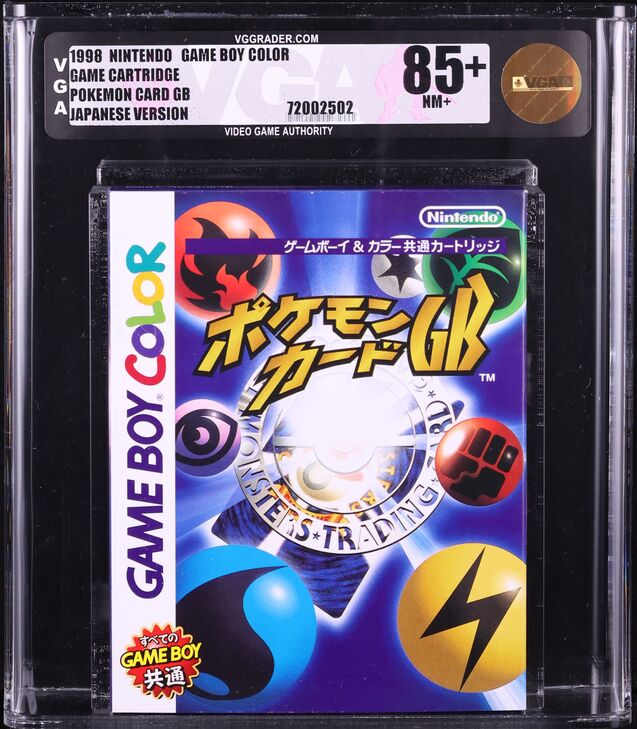 1998 POKEMON TRADING CARD GAME JAPANESE NINTENDO GAME BOY COLOR GBC VGA 85+ FACTORY UNOPENED