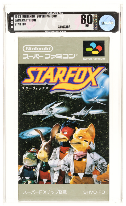 1993 STAR FOX JAPANESE NINTENDO SUPER FAMICOM VGA 80 UNOPENED