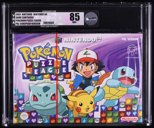 2001 POKEMON PUZZLE LEAGUE NINTENDO 64 N64 VGA 85 SEALED