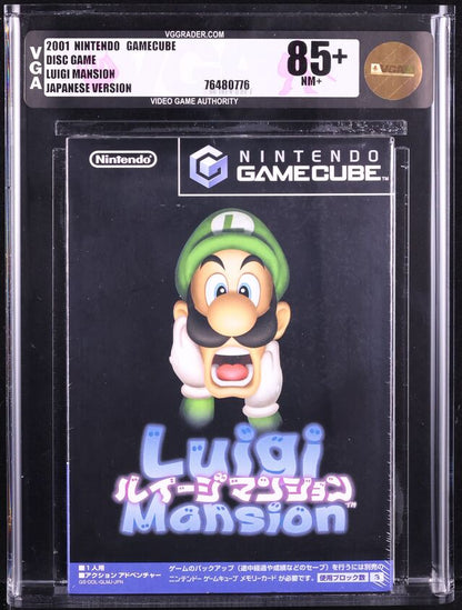 2001 LUIGI MANSION JAPANESE NINTENDO GAMECUBE VGA 85+ SEALED