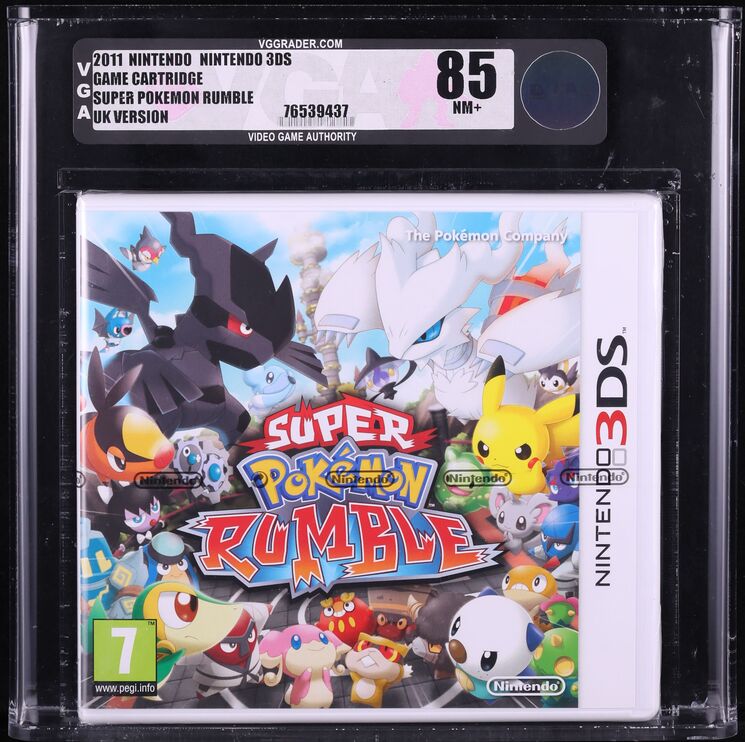 2011 SUPER POKEMON RUMBLE NINTENDO 3DS VGA 85 SEALED