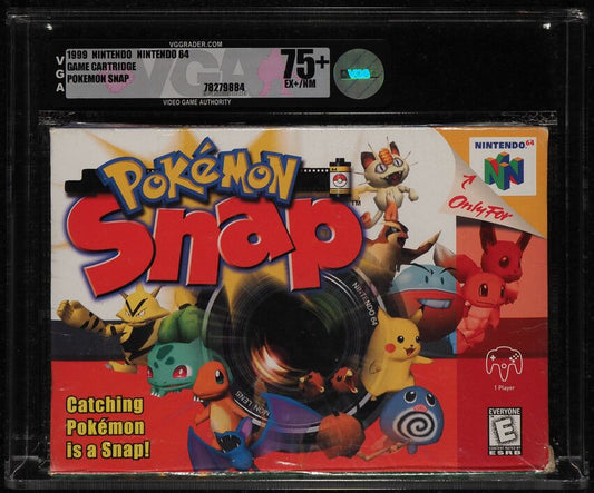 1999 POKEMON SNAP NINTENDO 64 N64 VGA 75+ SEALED