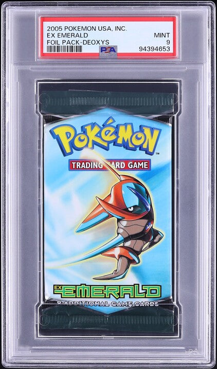 2005 POKEMON EX EMERALD DEOXYS BOOSTER PACK PSA 9