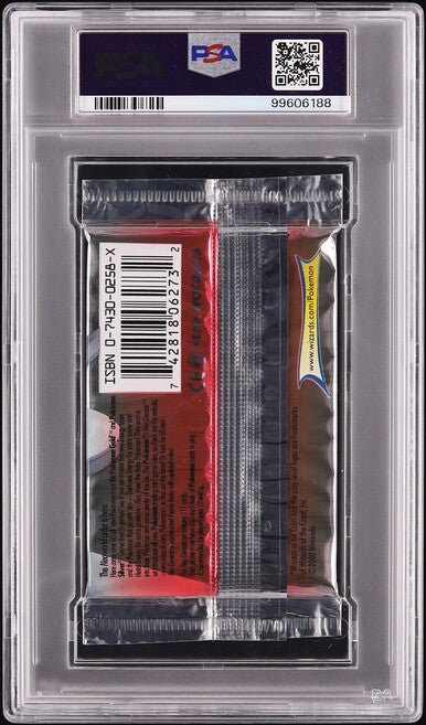 2000 POKEMON NEO GENESIS 1ST EDITION FERALIGATR BOOSTER PACK PSA 9