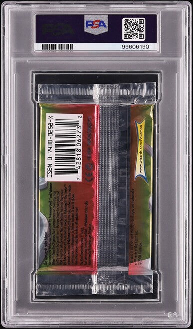 2000 POKEMON NEO GENESIS 1ST EDITION TYPHLOSION BOOSTER PACK PSA 9