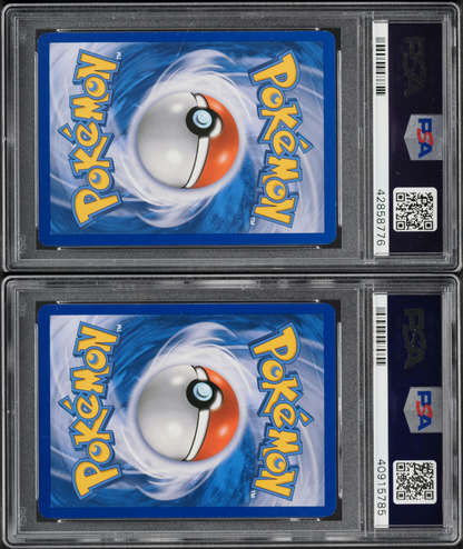 2010 POKEMON HEARTGOLD & SOULSILVER UNLEASHED HOLO RAIKOU & SUICUNE PAIR PSA 10