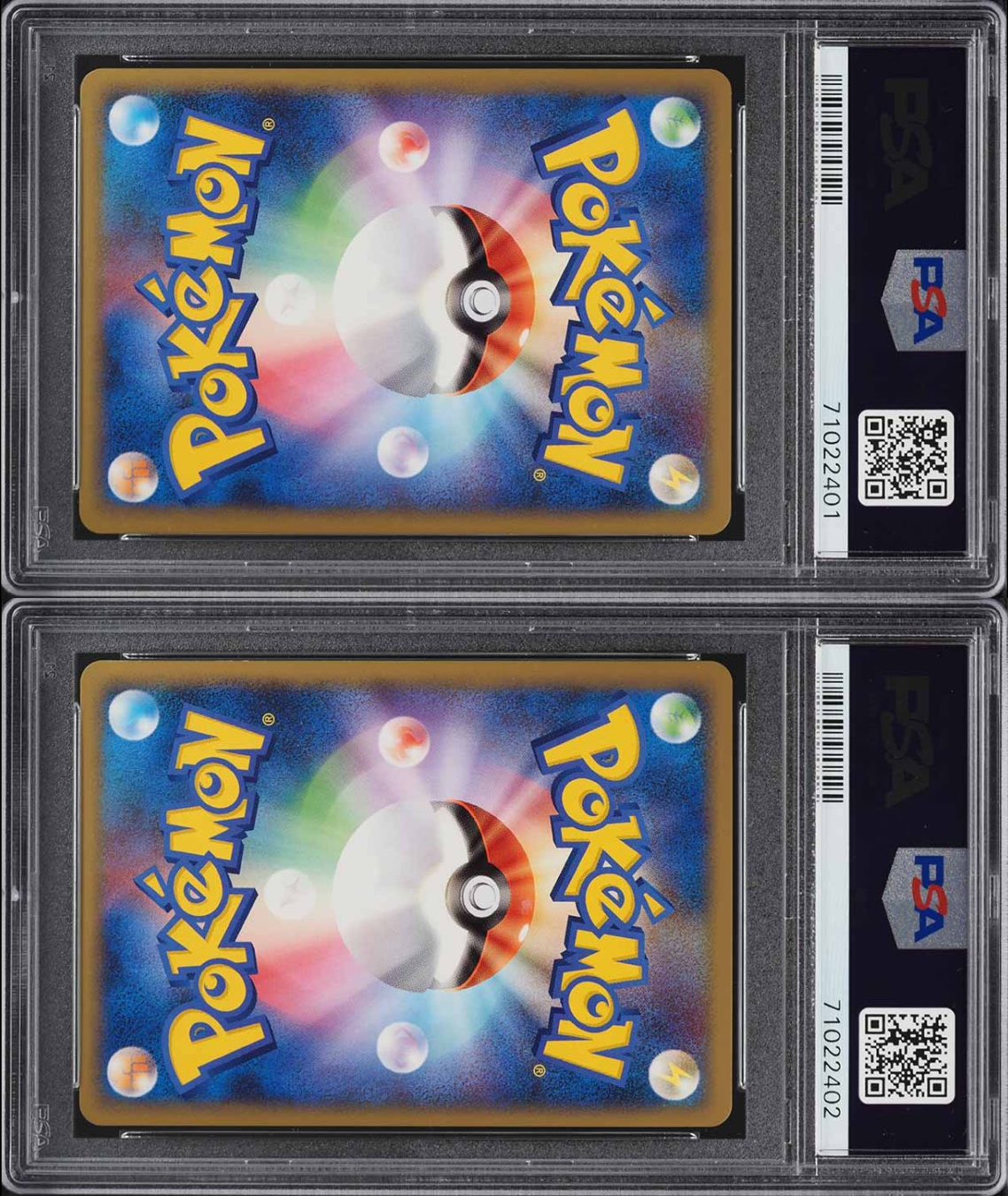 2010 POKEMON JAPANESE CLASH AT THE SUMMIT HOLO KYOGRE GROUDON LEGEND PAIR PSA 10