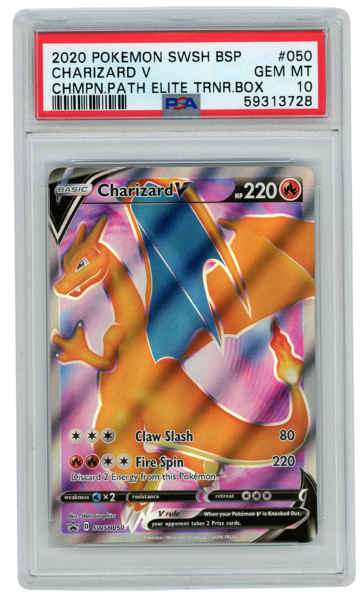 PSA 10 Charizard V Champion's Path Elite Trainer Box SWSH #050 2020 Pokemon (#A1073)