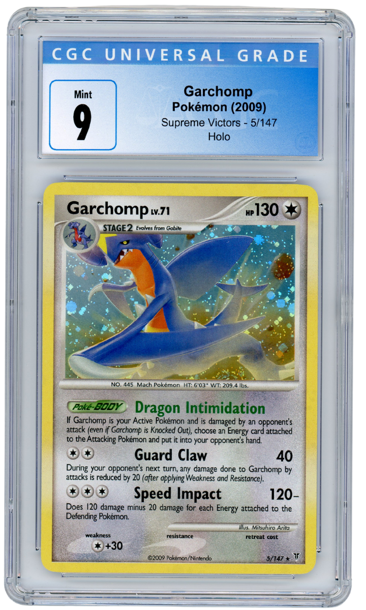 Garchomp Supreme Victors Holo 5/147 Pokemon 2009 CGC 9 (#1059)