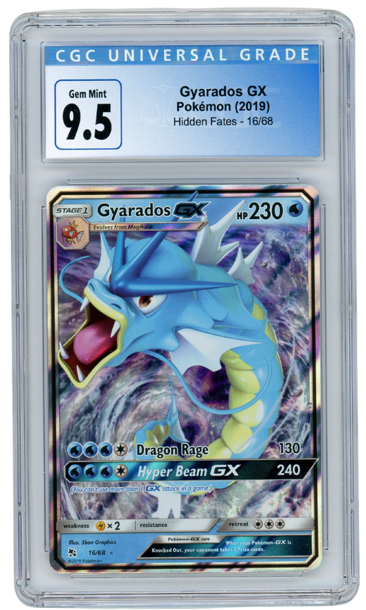 Gyarados GX Hidden Fates 16/68 2019 Pokemon CGC 9.5 (#1189)