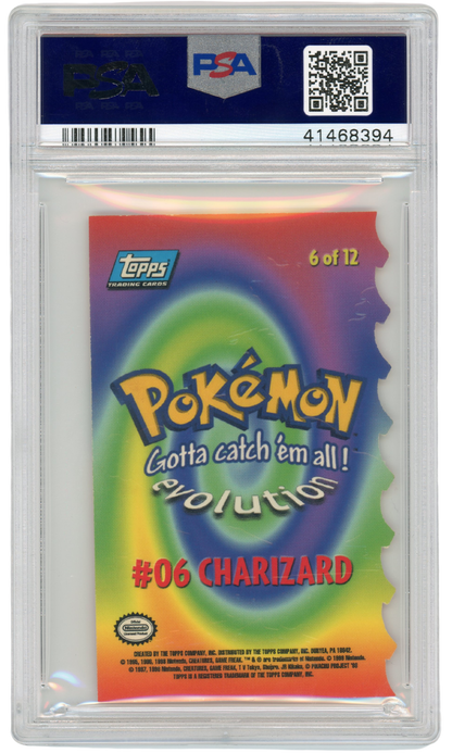 PSA 9 Charizard Movie Die Cut #6 1999 TOPPS Pokemon (#A1052)