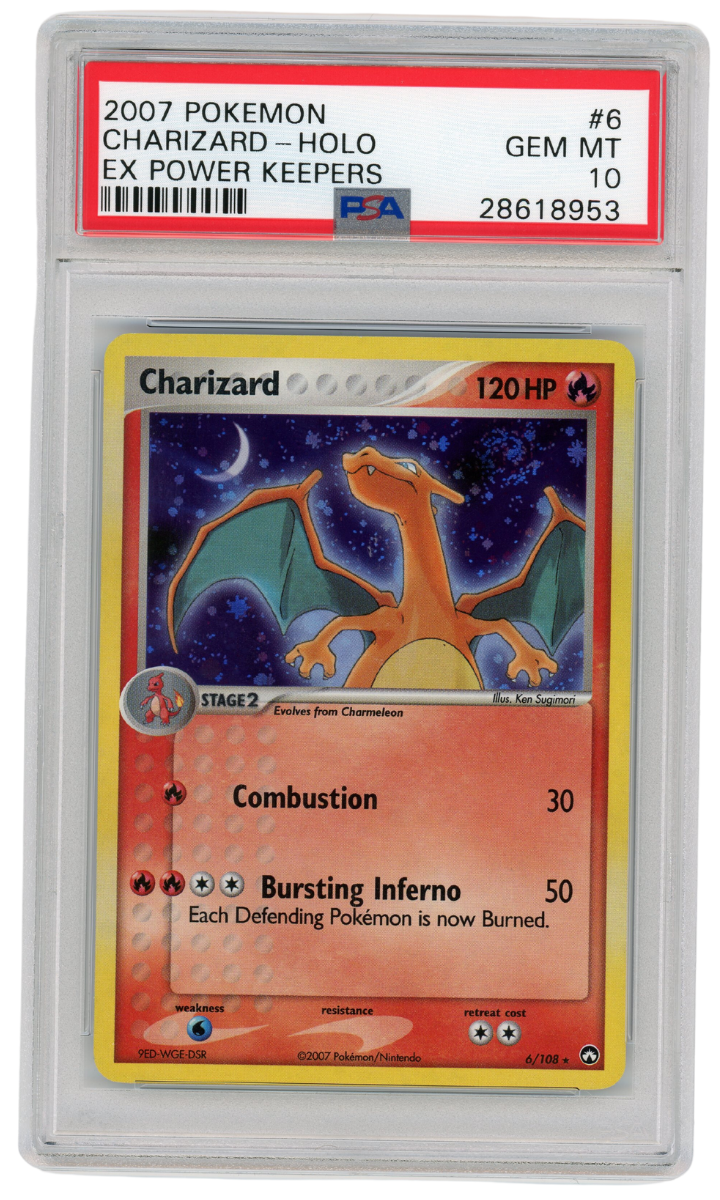 Charizard EX Power Keepers Holo #6 2007 Pokemon PSA 10