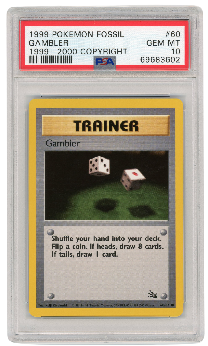 1999-2000 Fossil Gambler 60/62 PSA 10 (#1313)