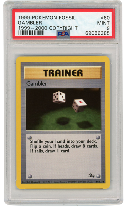 1999-2000 Fossil Gambler 60/62 PSA 9 (#1311)