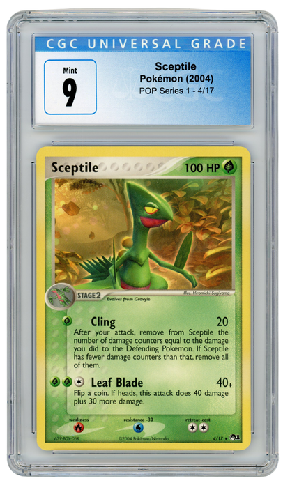 CGC 9 Sceptile Pop Series 1 #4 2004 Pokemon (#9011)