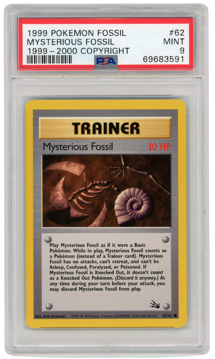 1999-2000 Fossil Mysterious Fossil 62/62 PSA 9 (#1300)