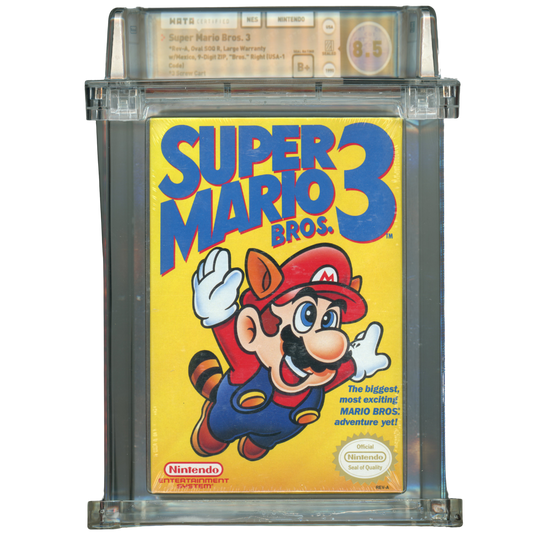 NES Super Mario Bros 3 Sealed WATA 8.5 (#MW08)