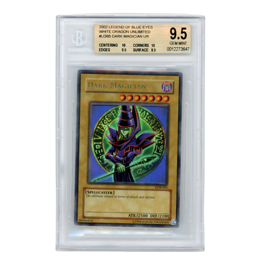 Yu-Gi-Oh! 2002 LoB-005 Dark Magician BGS 9.5 (MW01)