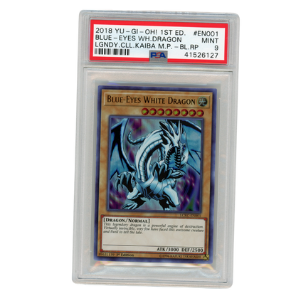 Yu-Gi-Oh! 2018 1st Edition Blue-Eyes White Dragon LCKC EN001 PSA 9 (ME02)