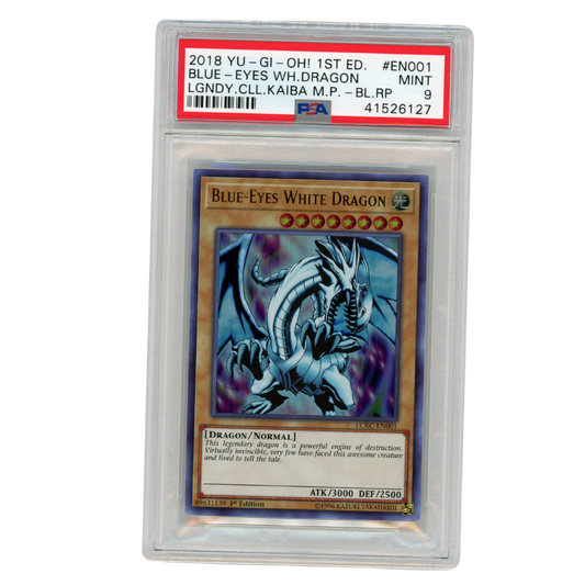 Yu-Gi-Oh! 2018 1st Edition Blue-Eyes White Dragon LCKC EN001 PSA 9 (ME02)