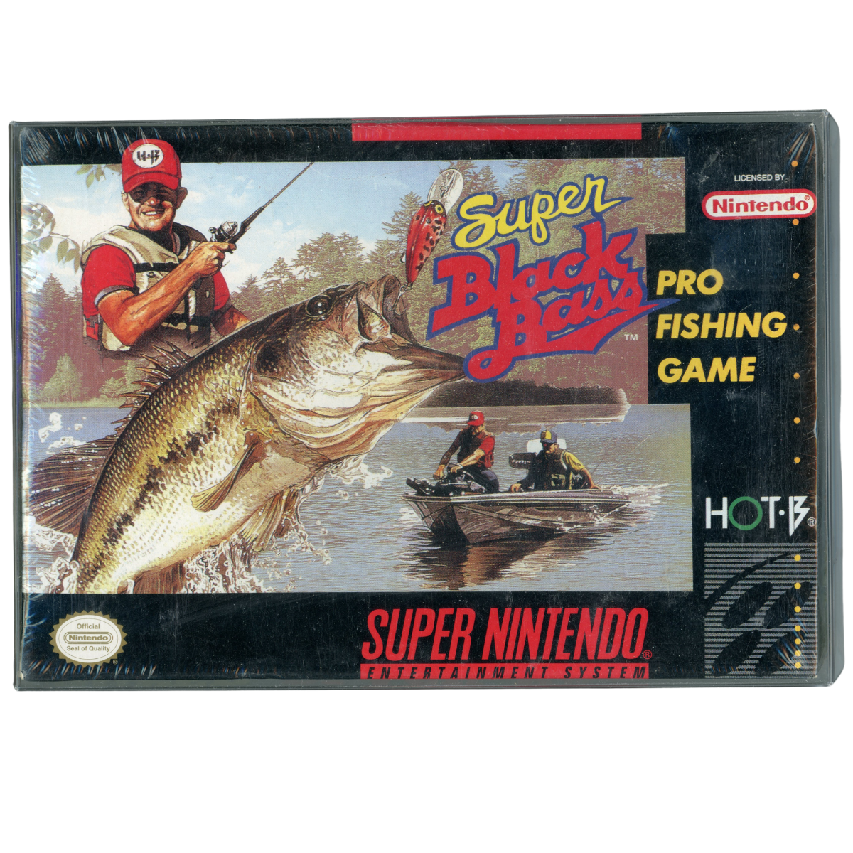 SNES Super Black Bass Pro Fishing Game Sealed (#MW12)