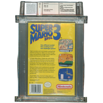 NES Super Mario Bros 3 Sealed WATA 8.5 (#MW08)