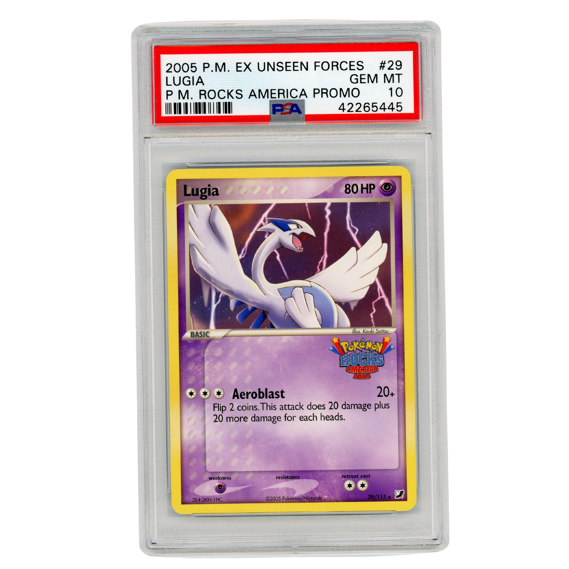 Pokemon - Lugia (29) - EX Unseen Forces