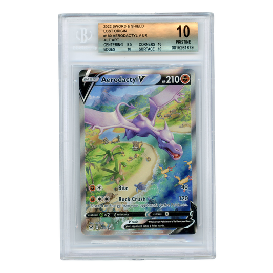 Aerodactyl V Pokemon 2016 Lost Origin #180 Full Art Holo