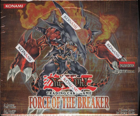 2007 YU-GI-OH! YUGIOH! FORCE OF THE BREAKER 1ST EDITION BOOSTER BOX SEALED