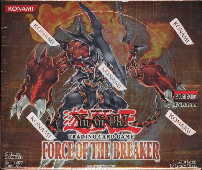 2007 YU-GI-OH! YUGIOH! FORCE OF THE BREAKER 1ST EDITION BOOSTER BOX SEALED