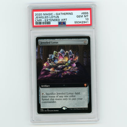 2020 Magic The Gathering Jeweled Lotus CMR Extended Art #695 PSA 10 (#ME8025)